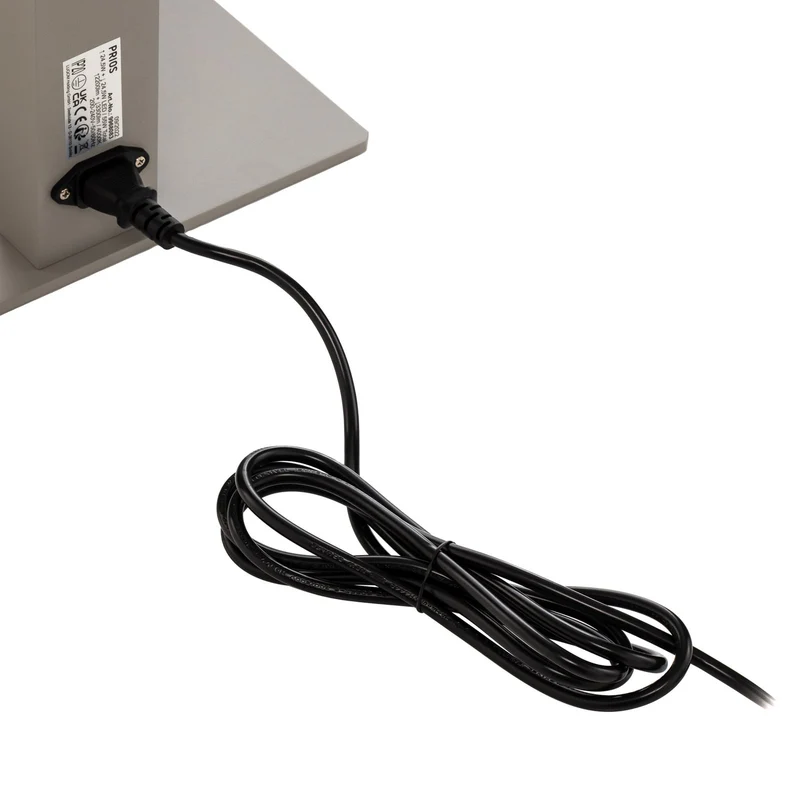B-Ware Prios LED-Stehleuchte Standlampe Taronis 195 cm Touchdimmer Universalweiß Silber