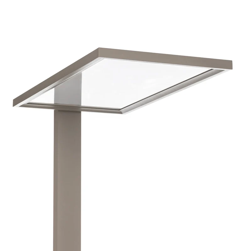 B-Ware Prios LED-Stehleuchte Standlampe Taronis 195 cm Touchdimmer Universalweiß Silber