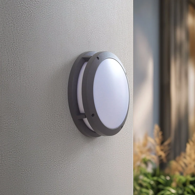 B-Ware Lindby Außenleuchte Wandlampe LED Smart Licht Liren dunkelgrau WLAN RGB Tuya835