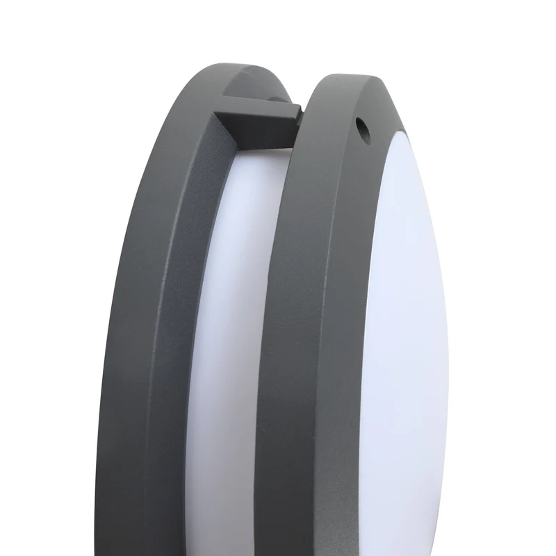 B-Ware Lindby Außenleuchte Wandlampe LED Smart Licht Liren dunkelgrau WLAN RGB Tuya835