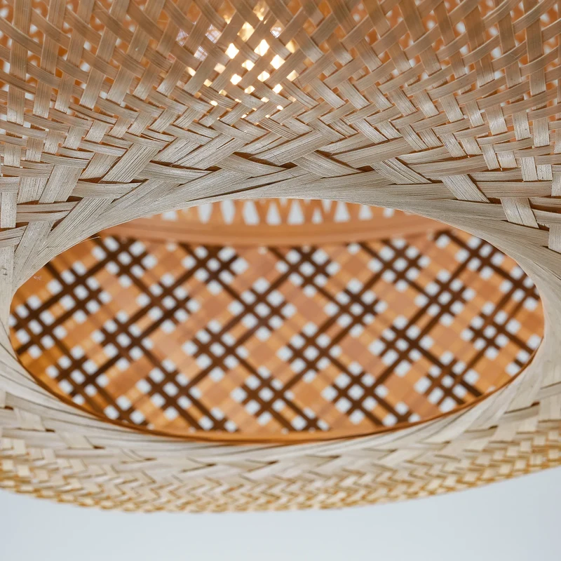 B-Ware GOOD MOJO Hängeleuchte Pendelleuchte Bambus braun Langkawi E27 LED Ø 50 cm Lampe