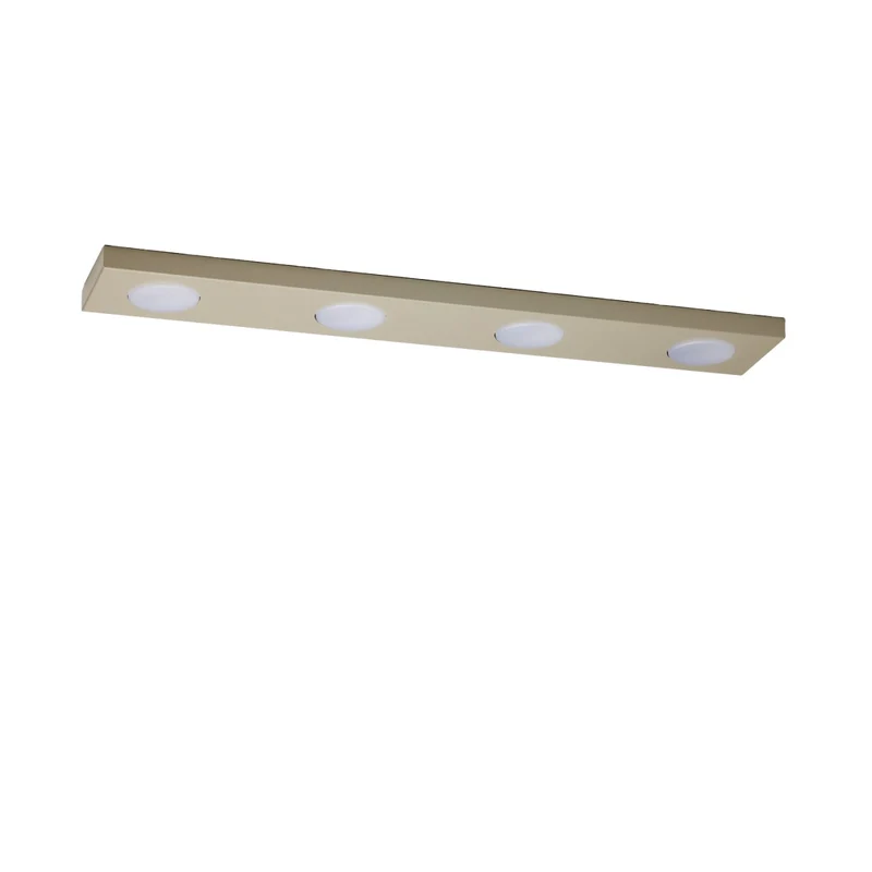 B-Ware Sigma Deckenlampe Leuchte Deckenleuchte HERO GX53 LED 4-flammig Grau-beige 75 cm