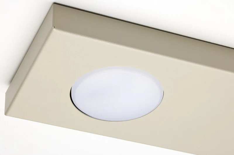 B-Ware Sigma Deckenlampe Leuchte Deckenleuchte HERO GX53 LED 4-flammig Grau-beige 75 cm