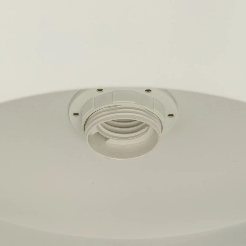 B-Ware Hängeleuchte Vitrum Pendelleuchte Lampe rund weiß Zylinder Stahl Ø 27 cm
