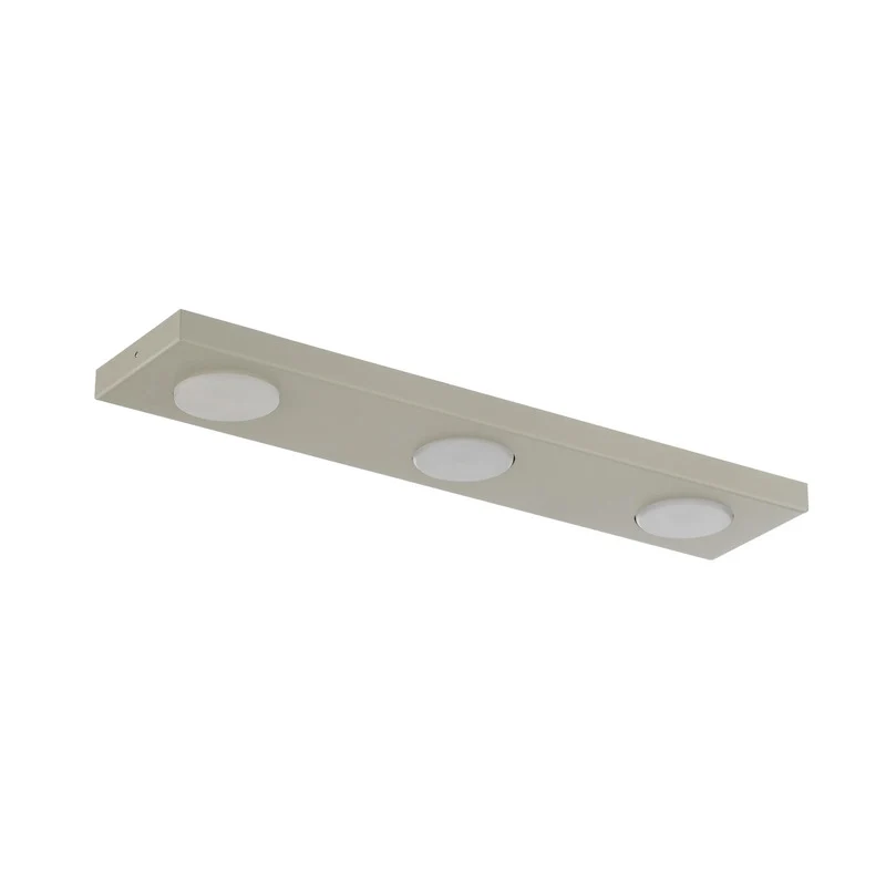 B-Ware Deckenlampe Hero Deckenleuchte Lampe beige Stahl 55 x 12 cm GX53 dimmbar
