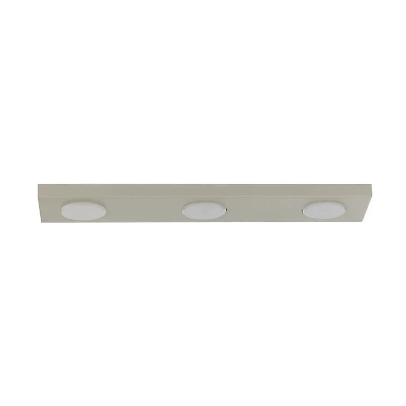 B-Ware Deckenlampe Hero Deckenleuchte Lampe beige Stahl 55 x 12 cm GX53 dimmbar