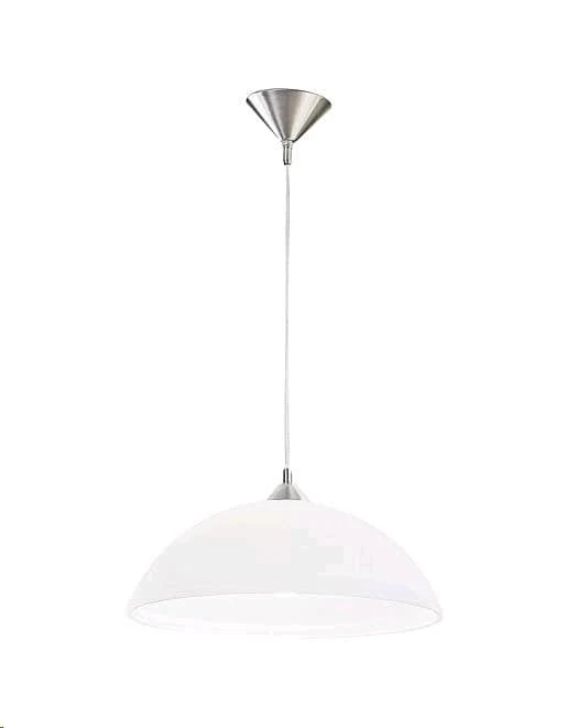 B-Ware ORION Hängeleuchte Kinga Hängeleuchte Lampe Leuchte Pendelleuchte nickel opal E2