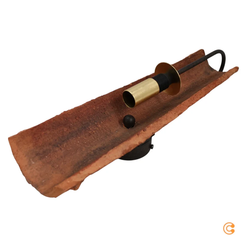 B-Ware Menzel Country Tonziegel-Wandleuchte Wandleuchte Lampe Leuchte 60W SIEHE TEXT