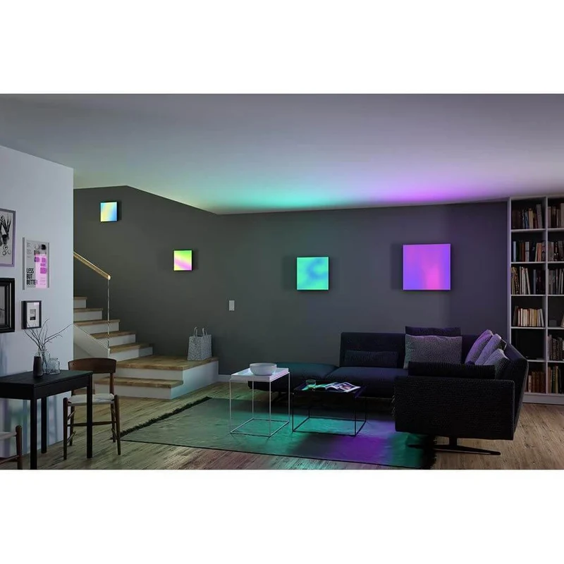 Velora LED Rainbow Panel RGBW Dynamisch Weiß 59x59cm