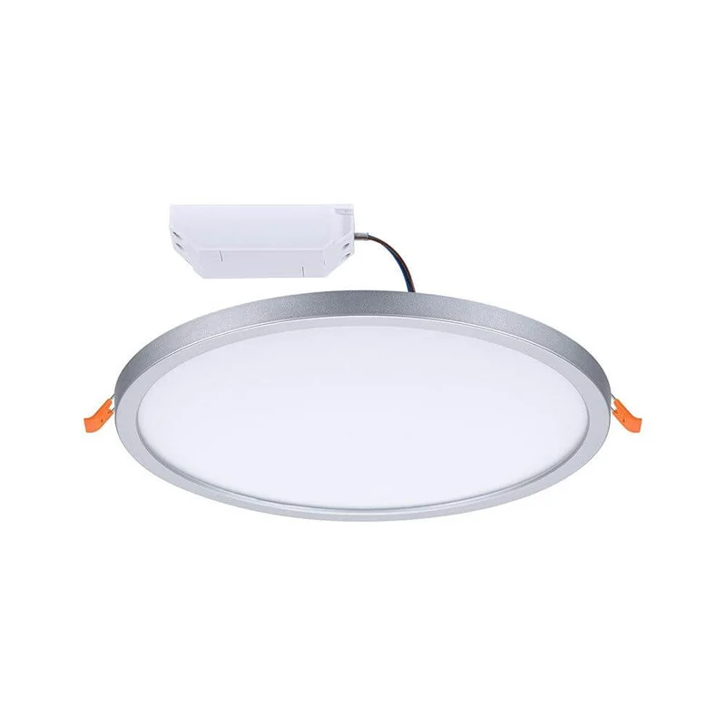 VariFit Areo LED Einbaupanel Ø 23cm mit 3-Stufen-Dimmer Chrom-Matt