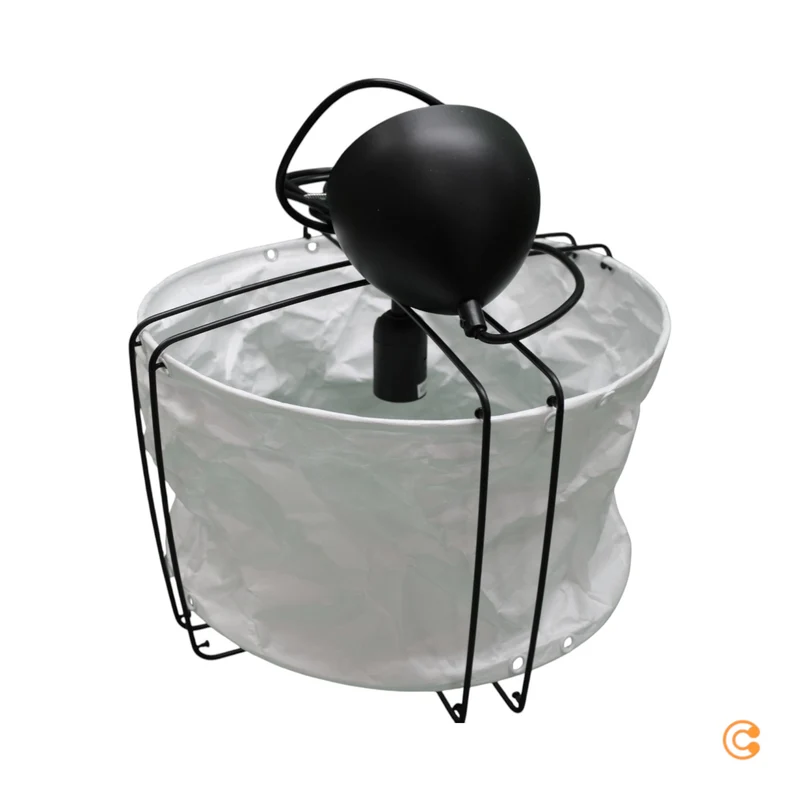 B-Ware Nordlux Pendelleuchte Hängelampe Cardine weiß schwarz Textil Metall E27 LED 35cm