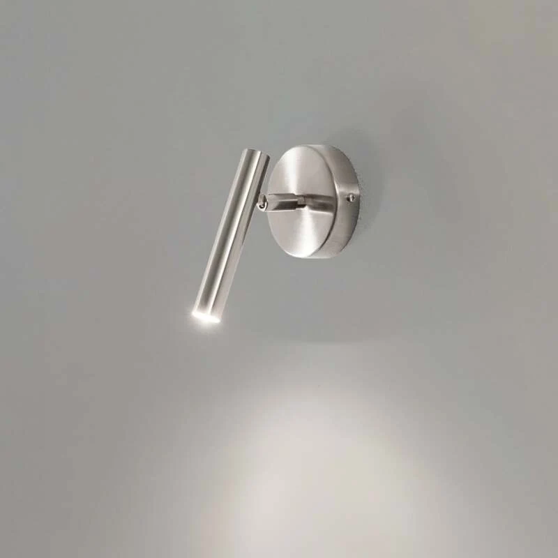 B-Ware Sopel Wandleuchte Lampe silber 1-flammig Stahl G9 Höhe 15 cm