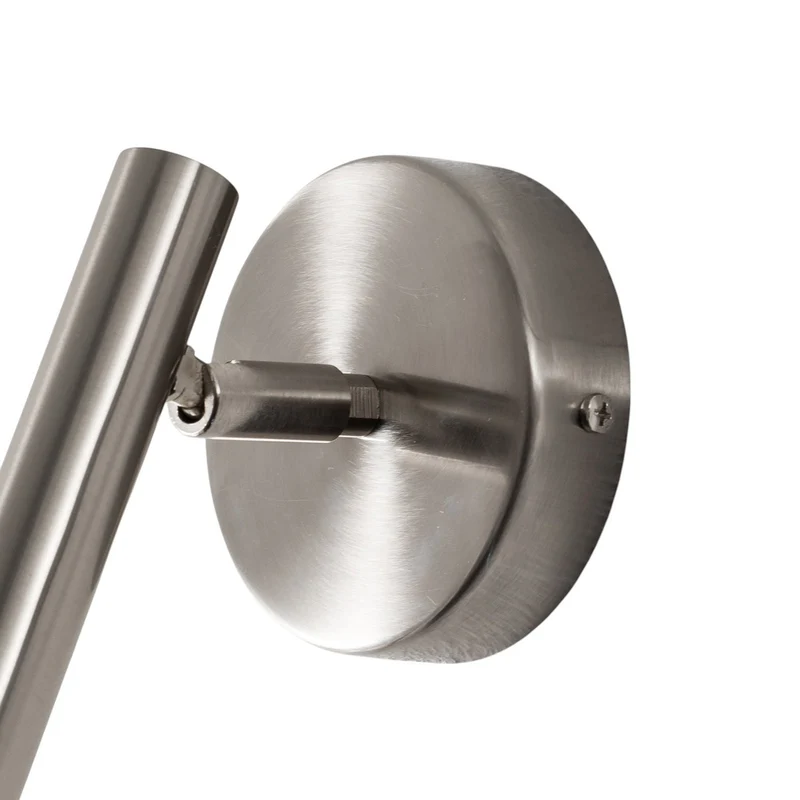 B-Ware Sopel Wandleuchte Lampe silber 1-flammig Stahl G9 Höhe 15 cm