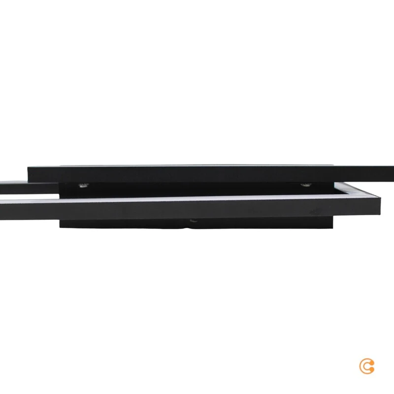 B-Ware JUST LIGHT ASMIN LED Deckenleuchte Deckenlampe Lampe Warmweiß 45W Schwarz Weiß