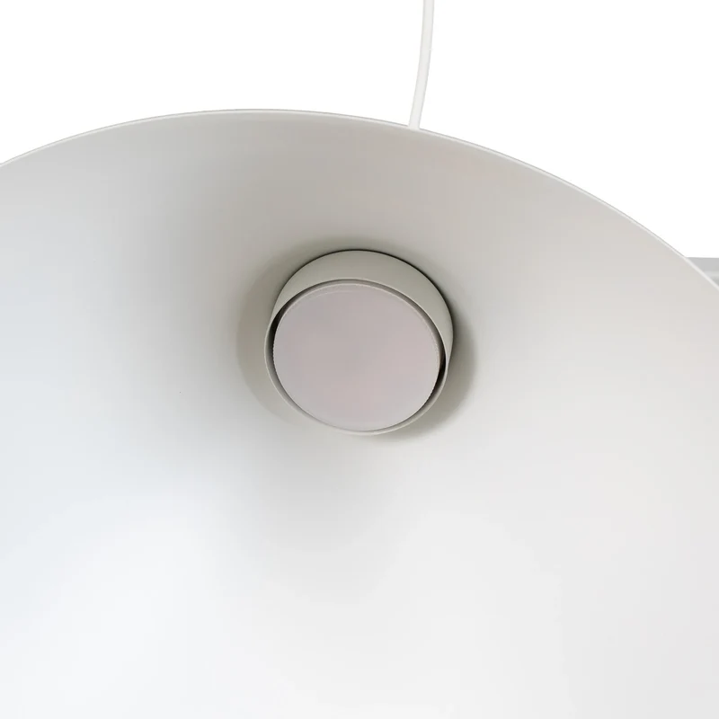 B-Ware Capital Pendelleuchte Hängelampe Weiß Metall Wohnzimmer Esszimmer Beleuchtung