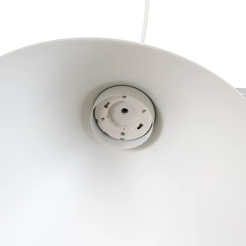 B-Ware Capital Pendelleuchte Hängelampe Weiß Metall Wohnzimmer Esszimmer Beleuchtung