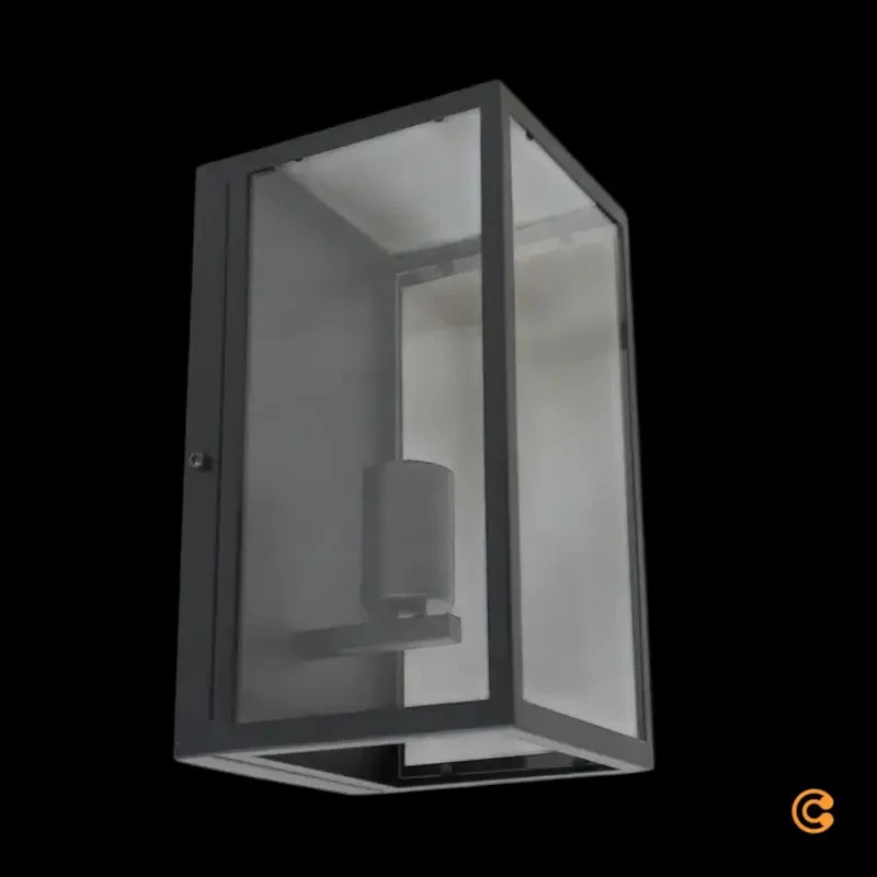 B-Ware Lindby Wandleuchte Wandlampe Schwarz Käfigoptik Leuchte Wohnzimmer Schlafzimmer