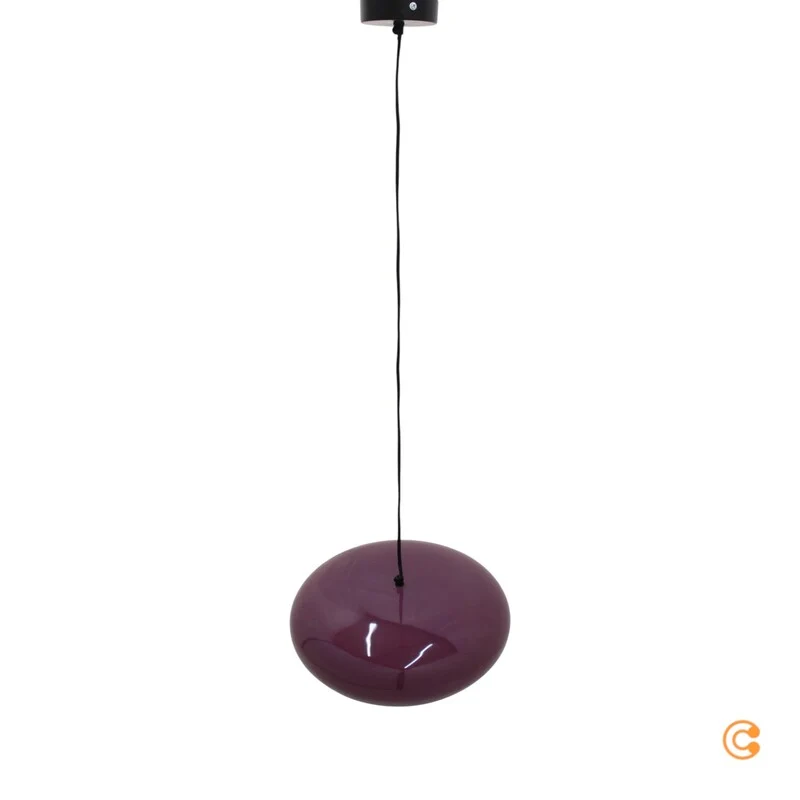 B-Ware KARE Hängeleuchte Pendelleuchte Lia violett Stahl 38 cm E14 LED SIEHE TEXT