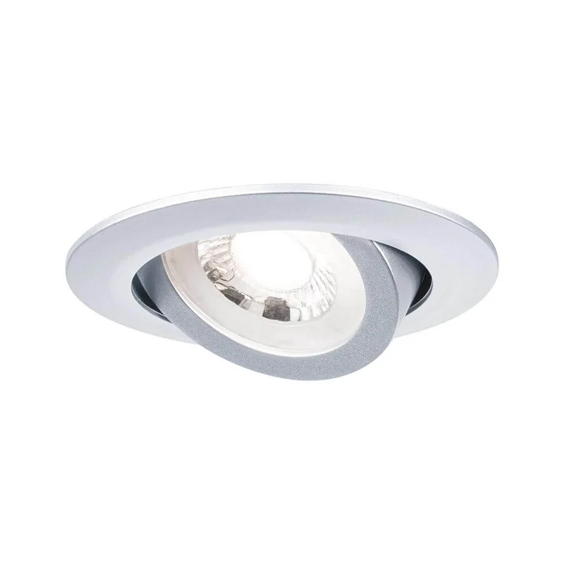 LED Einbauleuchte 3er-Set schwenkbar Rund 8,2cm Chrom-Matt