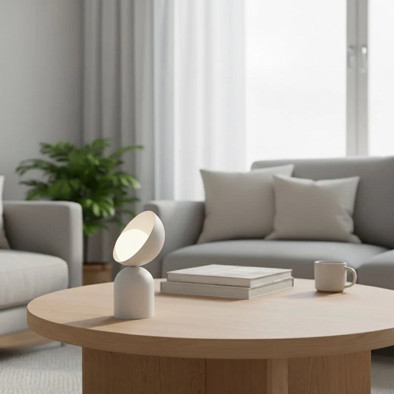 B-Ware Tischleuchte Lampe Boto LN1 Stahl Glas beige Wohnleuchte 31 cm G9 LED Leuchte275