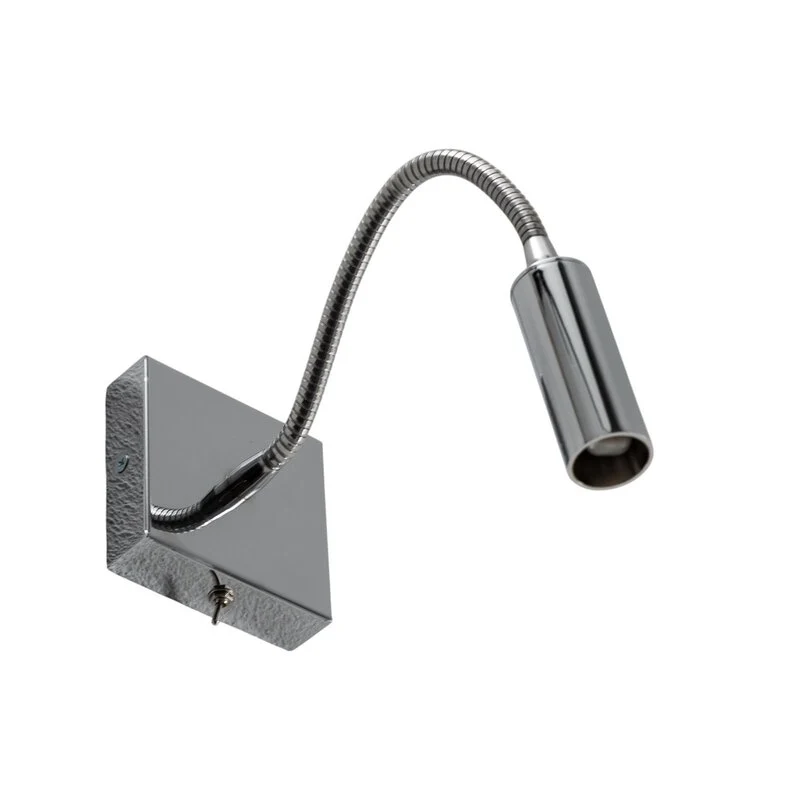 B-Ware Argon Wandlampe Leuchte Ojos Leselampe chrom höhenverstellbar G9 33 cm