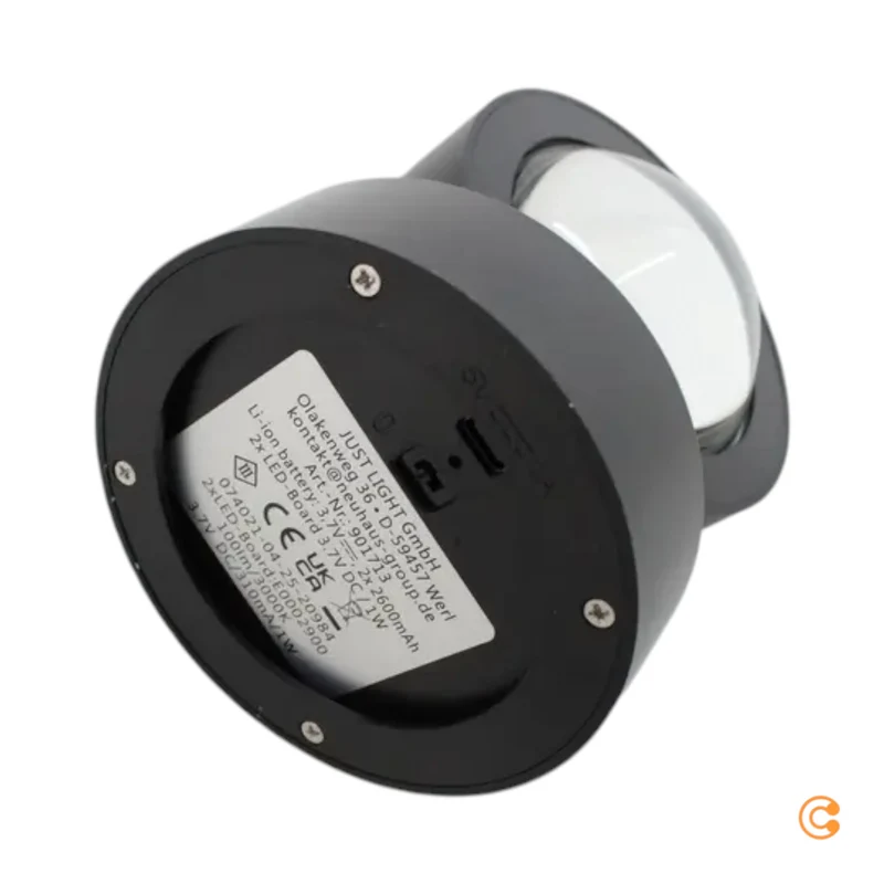 B-Ware JUST LIGHT Wandleuchte Wandlampe Akku LED CHIA schwarz SIEHE TEXT/FOTO