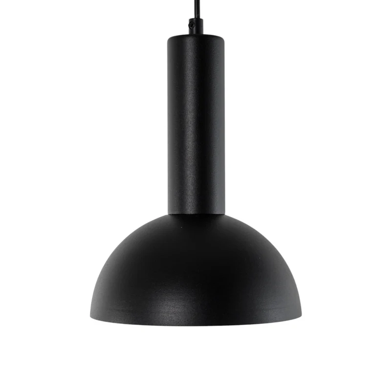 B-Ware Hängeleuchte Vitrum Pendelleuchte Cupola S schwarz Stahl halbrund Ø 19cm E27 LED