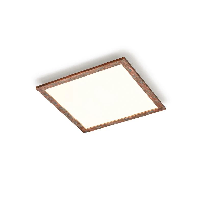 B-Ware Quitani Deckenleuchte Deckenlampe LED Panel Aurinor Kupfer Beleuchtung 68 cm122