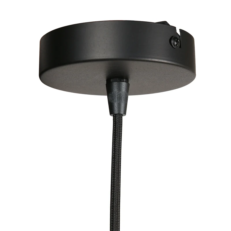 B-Ware Hängeleuchte Pendelleuchte Skandina Lampe E27 LED schwarz Metall Ø 35,5 cm