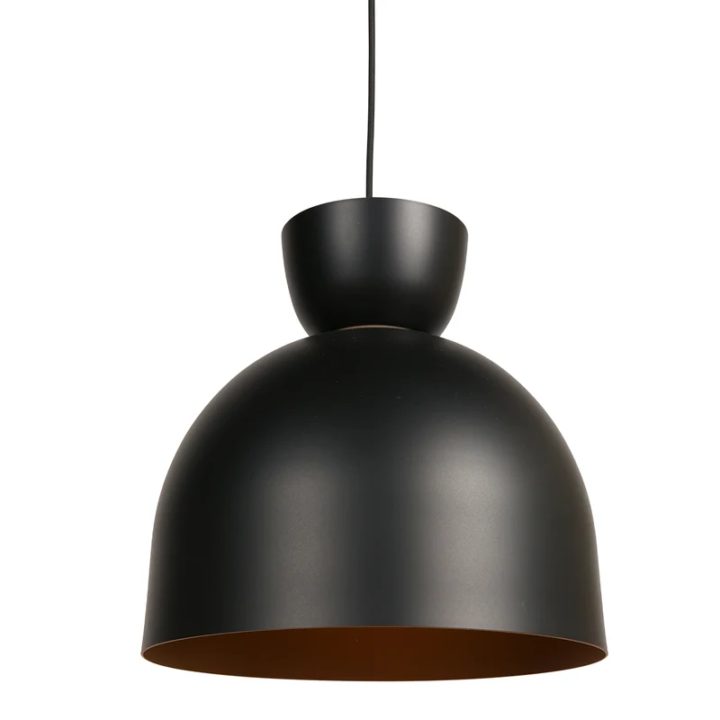 B-Ware Hängeleuchte Pendelleuchte Skandina Lampe E27 LED schwarz Metall Ø 35,5 cm