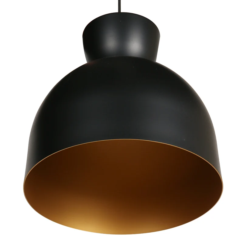B-Ware Hängeleuchte Pendelleuchte Skandina Lampe E27 LED schwarz Metall Ø 35,5 cm
