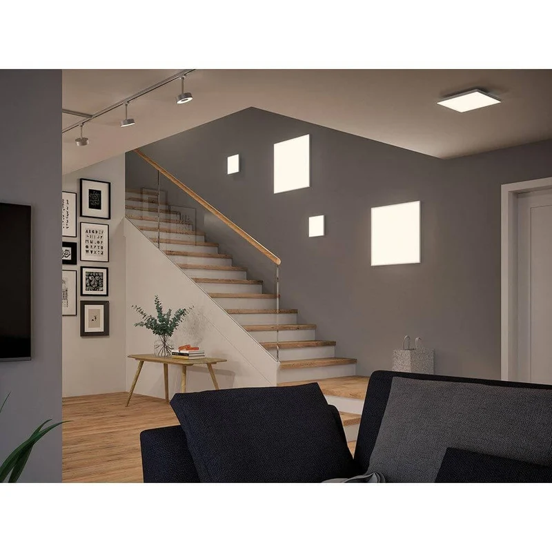 LED Panel Smart Home Zigbee Velora Quadratisch Weiß-Matt