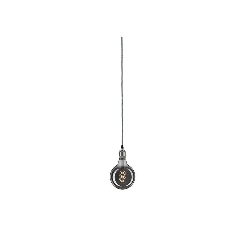 Neordic Pendelleuchte Eldar Grau, Nickel Dimmbar inkl. Stecker