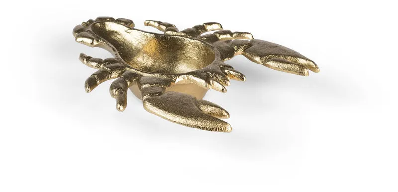 Hummer Dekoschale DON'T PINCH ME LOBSTER Gold von BOLD Monkey