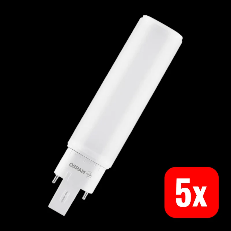 5x B-Ware OSRAM LED Lampe Leuchtmittel G24q-1 warmweiß HOMELIGHTING Austausch 5 STÜCK