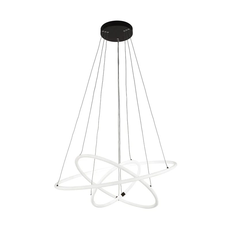 B-Ware searchlight Hängeleuchte Pendelleuchte LED Acryl dimmbar weiß Revolve 3 flammig