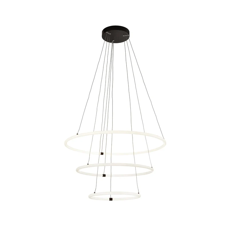 B-Ware searchlight Hängeleuchte Pendelleuchte LED Acryl dimmbar weiß Revolve 3 flammig