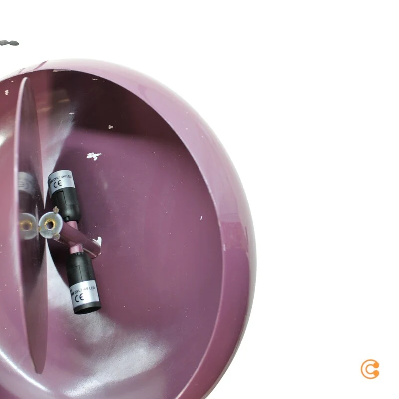 B-Ware KARE Hängeleuchte Pendelleuchte Lia violett Stahl E14 LED Lampe SIEHE TEXT/FOTO