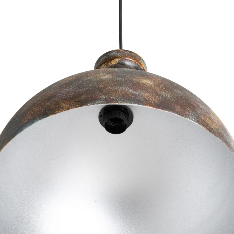 B-Ware Opviq Pendelleuchte Hängeleuchte Saglam Altmessing Metall Vintage Design E27 LED