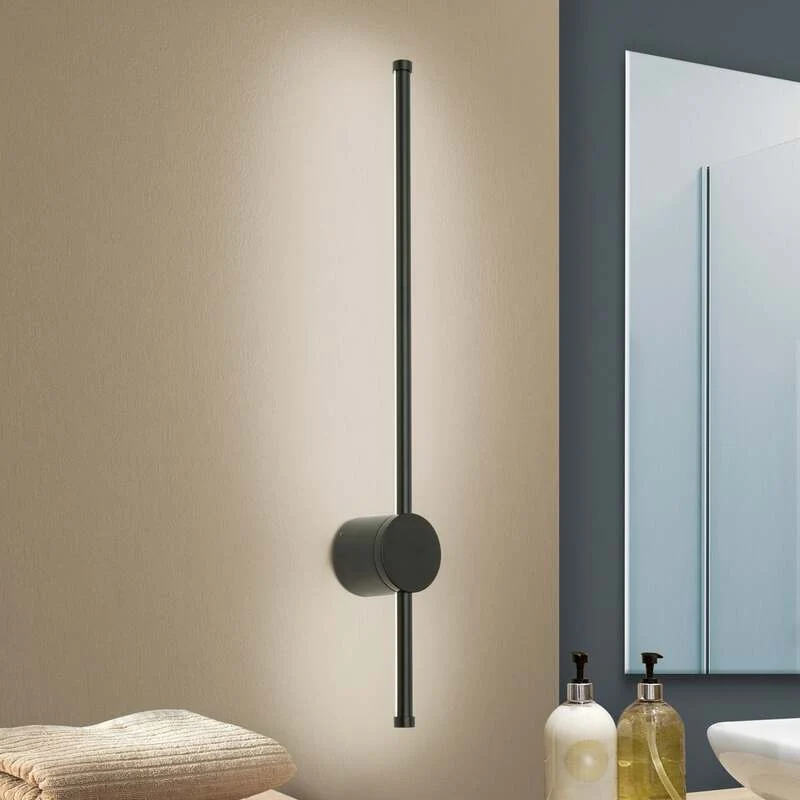 B-Ware Orion Wandleuchte Wandlampe LED Ferdinand IP54 schwarz 65 cm Lampe Leuchte 12 W