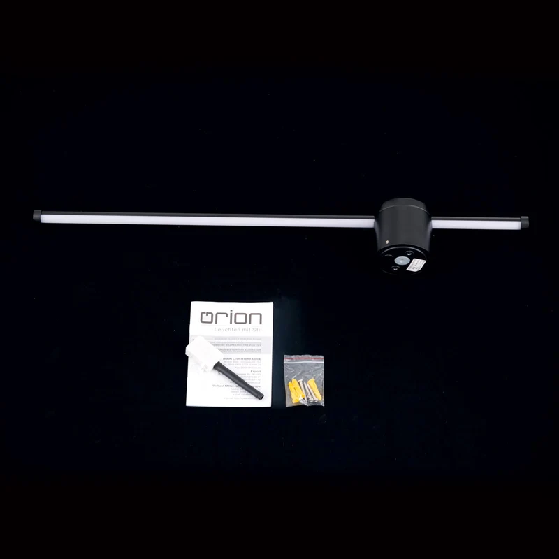 B-Ware Orion Wandleuchte Wandlampe LED Ferdinand IP54 schwarz 65 cm Lampe Leuchte 12 W