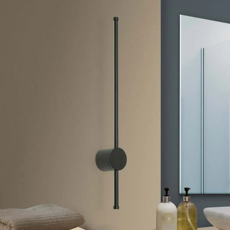 B-Ware Orion Wandleuchte Wandlampe LED Ferdinand IP54 schwarz 65 cm Lampe Leuchte 12 W