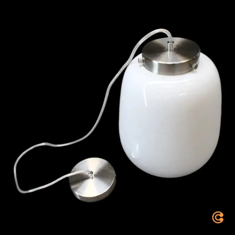 B-Ware Lucande Stehleuchte Standlampe Tessi Beleuchtung Weiss Silber Minimalistisch