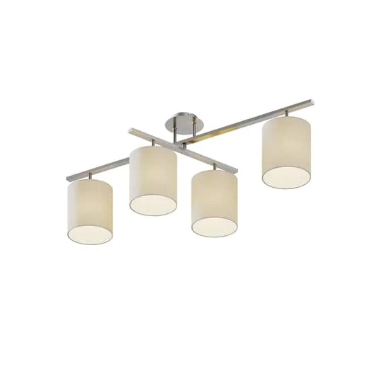 B-Ware Lindby Zalia Textil-Deckenlampe Deckenlampe Deko-Deckenlicht Textilleuchte E27