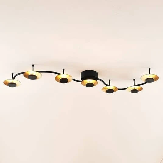 B-Ware Lindby Graviela LED-Wandleuchte Wandleuchte Lampe Leuchte siebenflammig LED