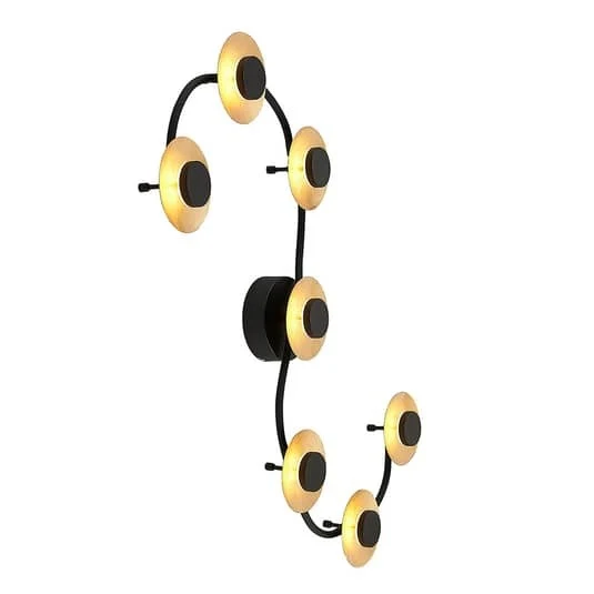 B-Ware Lindby Graviela LED-Wandleuchte Wandleuchte Lampe Leuchte siebenflammig LED
