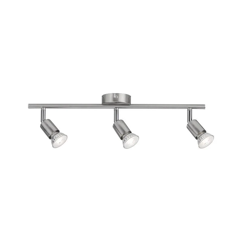 Deckenstrahler Carolina 3-flammig Chrom, Nickel