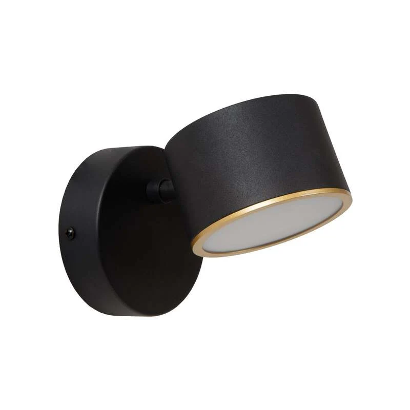 B-Ware Lucide Wandleuchte Wandlampe Gian LED schwarz Metall Touchdimmer 2700 K Ra90