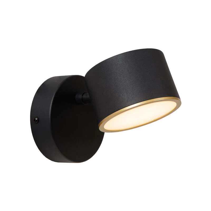 B-Ware Lucide Wandleuchte Wandlampe Gian LED schwarz Metall Touchdimmer 2700 K Ra90873