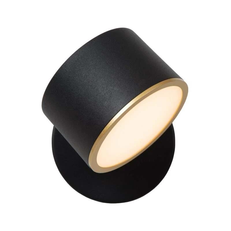 B-Ware Lucide Wandleuchte Wandlampe Gian LED schwarz Metall Touchdimmer 2700 K Ra90873